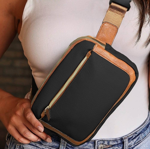 Adjustable Strap Mini Pu Leather Crossbody Bag - Picture 4 of 4